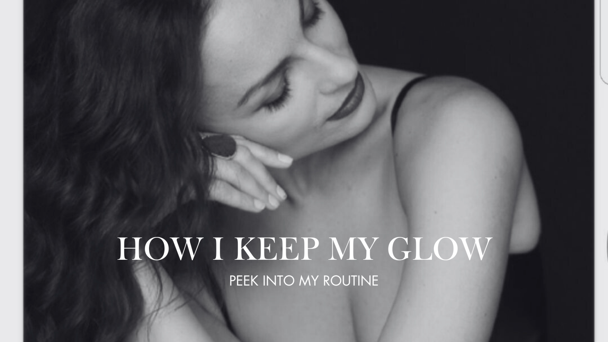 How I keep my glow: peek into my routine - Gressa Skin